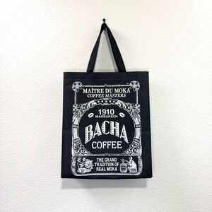 Bacha Coffee Black Tote Bag – Marrakech 1910 Graphic Shopper